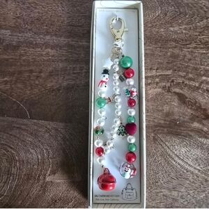 ✨️Eye Candy Christmas Snowman Tree Stocking Purse Charm/Keychain ✨️🎄⛄️